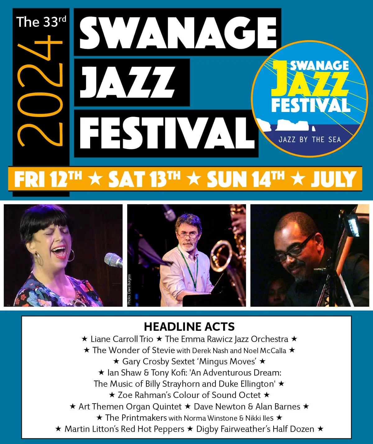 Swanage Jazz Festival programme 2024